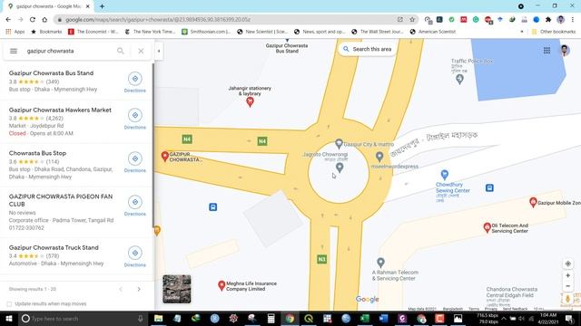 Study Area Location from Google Map смотреть онлайн