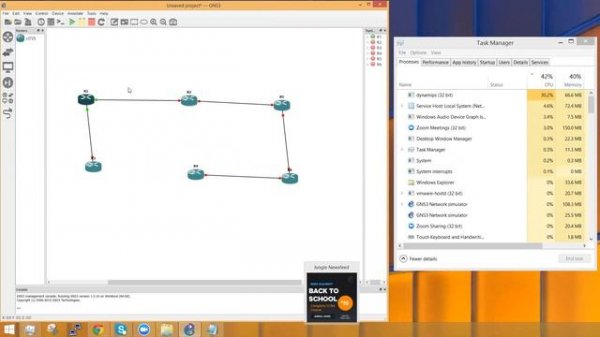 GNS3 Tutorial - Installing, configuring, tweaking GNS3 on Windows for beginners