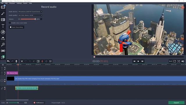 How To Record Audio in Movavi Video Editor смотреть онлайн