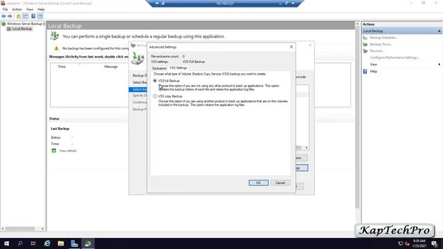 Active Directory Database Backup- Windows Server 2019 смотреть онлайн