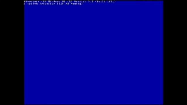 Rebooting Windows NT 5.0 on PCem смотреть онлайн