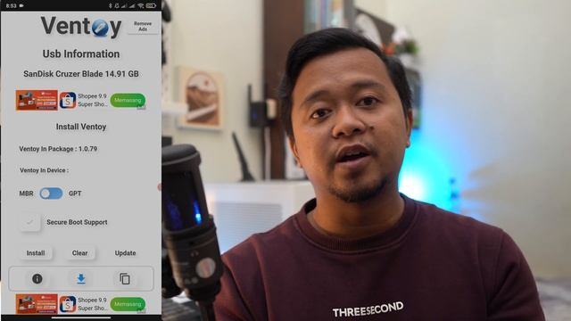 WAJIB NONTON! Cara Buat Bootable Windows 10 / 11 dengan HP Android! смотреть онлайн
