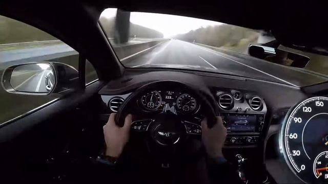 Bentley Bentayga W12 Acceleration POV Autobahn