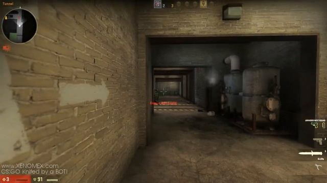 Getting Knifed by a BOT @ CS:GO смотреть онлайн