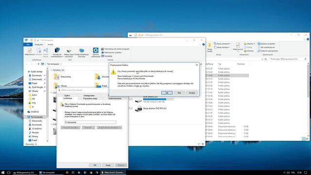 zmiana lokalizacji folderu 'pobrane'(downloads) w windows 10 смотреть онлайн