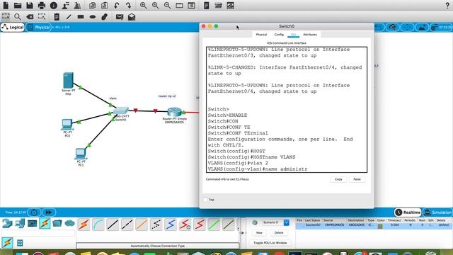 Packet Tracer-Topologia(Vlans-OSPF/RIP-SERVER DNS-CONFIGRACION DHCP)Primer video смотреть онлайн