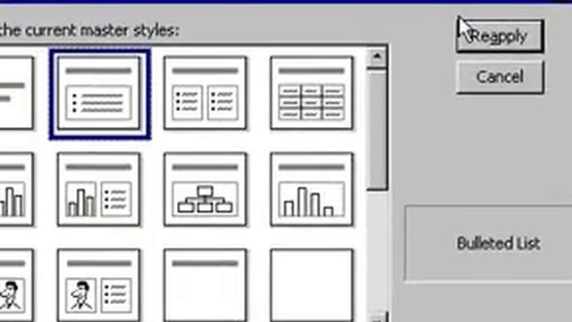 Microsoft Office PowerPoint 2000 Change layouts of slides смотреть онлайн