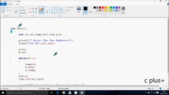 C Program to Find HCF and LCM of Two Numbers смотреть онлайн