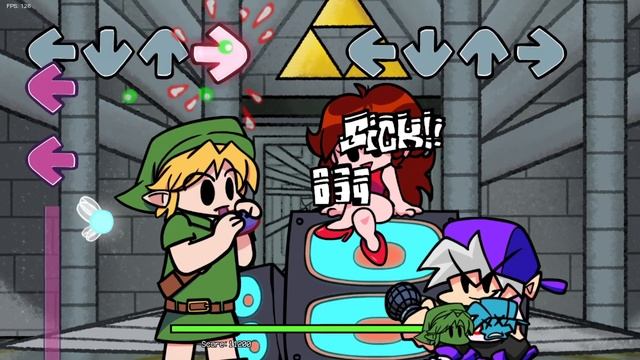 Friday Night Funkin' Multiplayer - VS Link Full Week + Endless Cover (Custom Background) смотреть онлайн