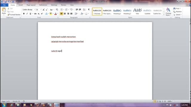 Download Dan Pasang  Software Microsoft Office 2010 Pro Free Licency