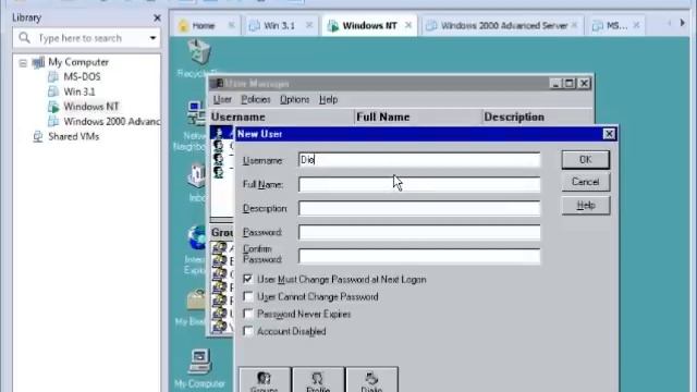 Create a Group in Windows NT смотреть онлайн