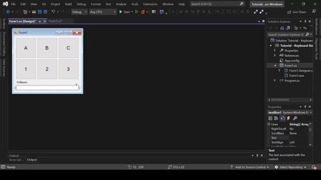 Visual Studio C# - How to simulate keyboard | Tutorial смотреть онлайн