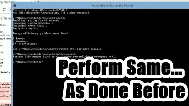 How to check the Health of your laptop Battery || PC || 2018 || CMD || смотреть онлайн