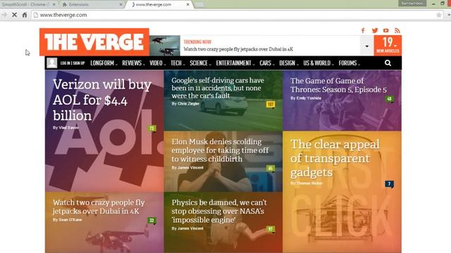 วิธีทำให้ Google Chrome ลื่นมากขึ้น! (SmoothScroll) смотреть онлайн