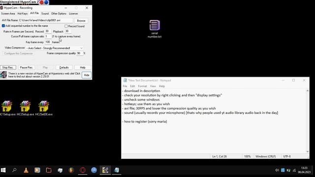 setup & usage of HyperCam 2 (and registering it) смотреть онлайн