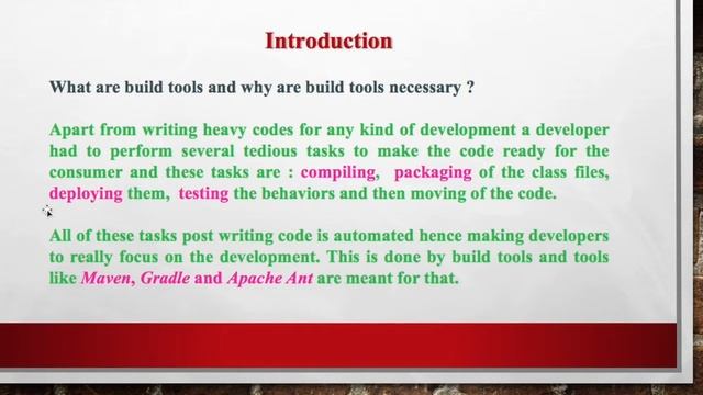 Introduction to Apache ANT build tool смотреть онлайн