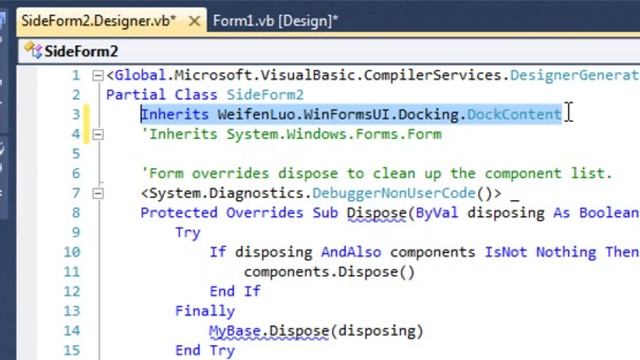 Practical VB.NET Tutorial- DockPanel (Docking windows- part-2) смотреть онлайн