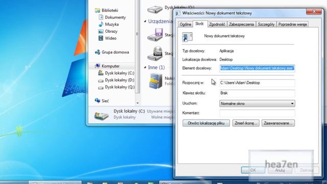 Ustawiamy dowolny folder jako oddzielny przycisk na pasku zadań w Windows 7 | hea7en смотреть онлайн