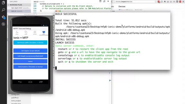 Getting started with Ionic and MobileFirst Platform Foundation 8.0 Beta смотреть онлайн