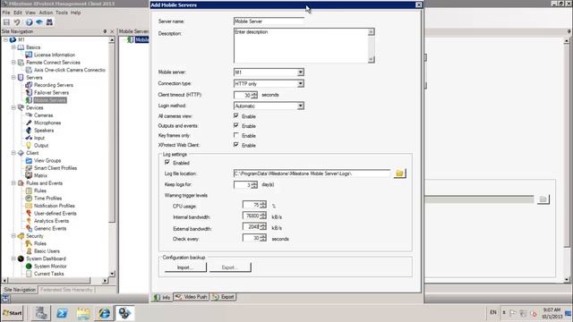 Configuring Xprotect Web Client & Mobile Server (Step - 10) смотреть онлайн