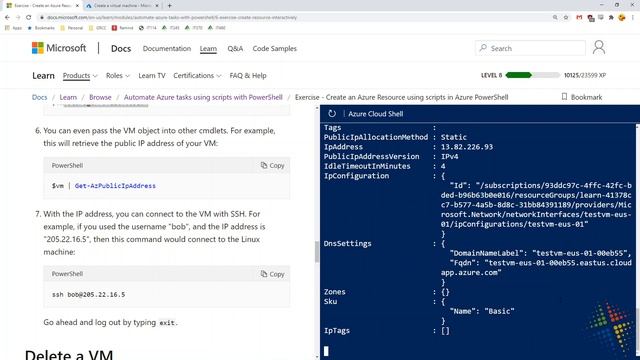 Automate Azure tasks using scripts with PowerShell смотреть онлайн
