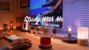 4-Hour Study with Me _ Pomodoro Timer 60-10 _ Lo-Fi Relaxing Music _ Day 136