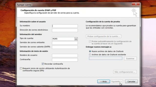 Configurar correo corporativo outlook 2016 Windows 7 смотреть онлайн