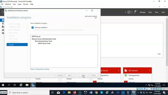Installing the DHCP Server Role Using Server Manager смотреть онлайн