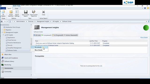 SCCM Management Insights Rules Log Take Action Updates New Insights Coming Soon SCCM 1810 смотреть онлайн