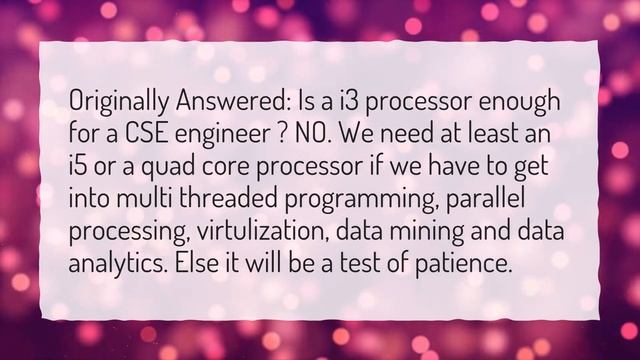 Is Core i3 7th Gen good for programming? смотреть онлайн