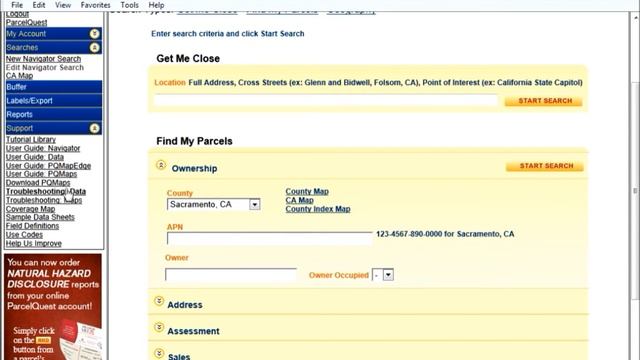 Your ParcelQuest Support Menu смотреть онлайн