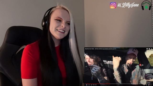 Machine Gun Kelly - roll the windows up (smoke and drive part 2) REACTION смотреть онлайн