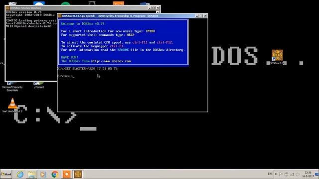 DOSBox tutorial for Windows смотреть онлайн