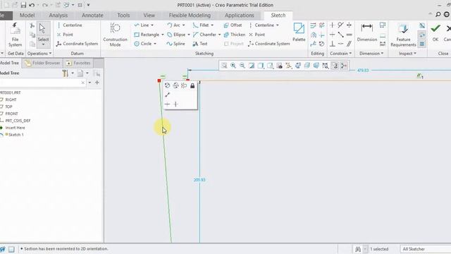 CREO 5.0 Tutorial Tamil 20 : Inspect Tools | Sketch | creo смотреть онлайн