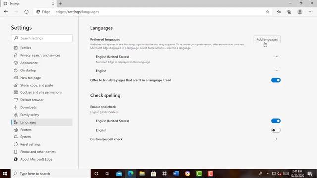 How To Change Language In Microsoft Edge Browser смотреть онлайн