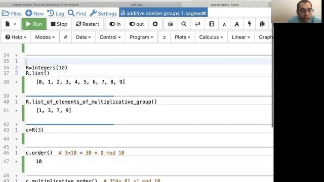 additive abelian groups in SageMath смотреть онлайн
