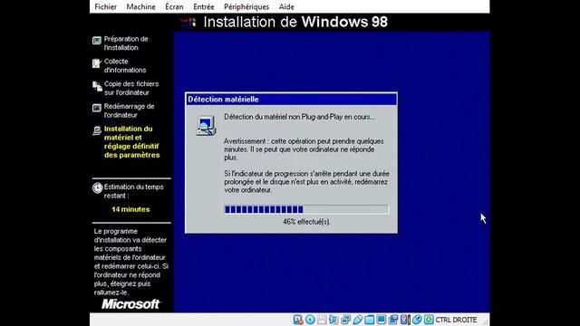 Live installation Windows 98 sur Virtualbox смотреть онлайн