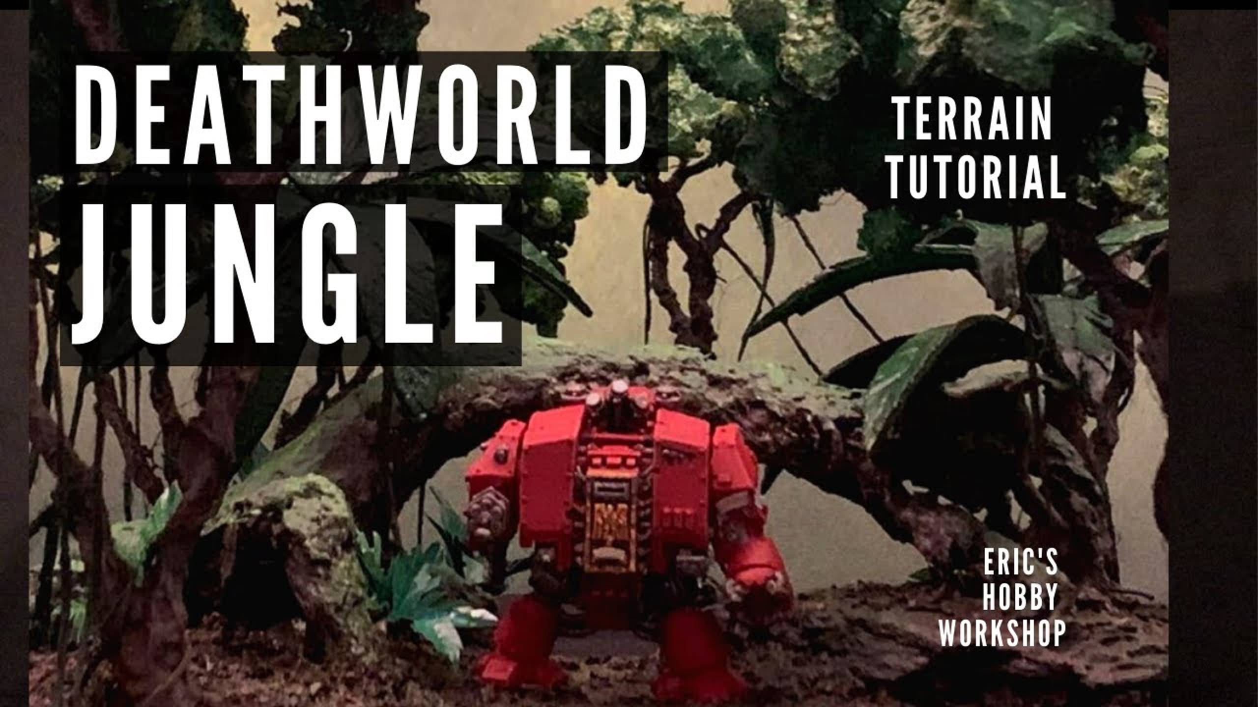 40K Terrain Tutorial - DEATH WORLD JUNGLE - Scratch Build! смотреть онлайн