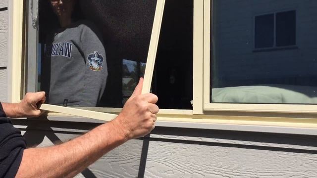 HOW TO remove and reinstall fly wire window screens смотреть онлайн