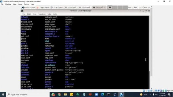 CISCO CyberOps Labs 4 2 6 Lab   Working with Text Files and Configuration files in the Linux CLI