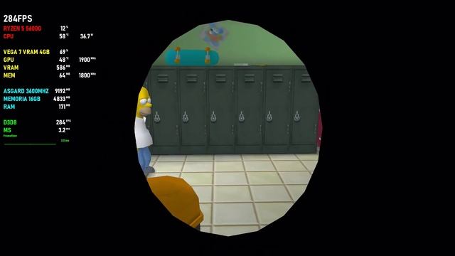 THE SIMPSONS HIT & RUN / RYZEN 5 5600G / VEGA 7 / TESTING IN 1080P ULTRA ! смотреть онлайн