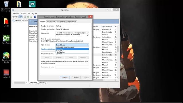 como quitar error firewall windows código 0x80070422 смотреть онлайн