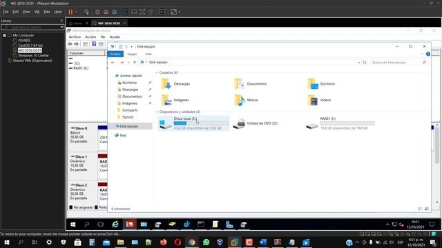 3 TIPOS DE RAID - Windows Server 2016 | Practica смотреть онлайн