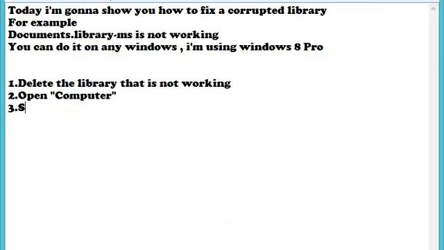 How to fix a corrupted library смотреть онлайн