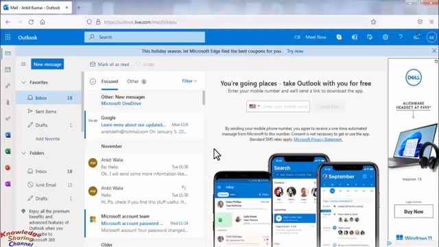 How to Delete or Edit a Sent Email from Hotmail/ Outook смотреть онлайн