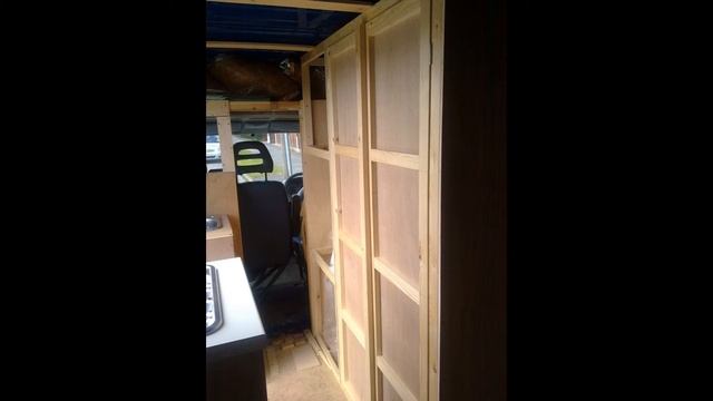 Ducato Motorhome Selfbuild: Part 2 - Bed frame, cabinets, wall covering and windows смотреть онлайн
