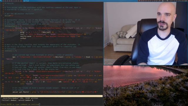 Customizing a Status Bar in dwm (Weather, Audio, Mail, Battery and more) смотреть онлайн