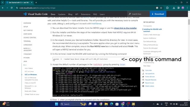 Visual Studio Code Setup for C/C++ in Windows 11| Run C program in Visual Studio Code смотреть онлайн
