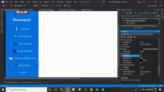 9. Pharmacy Management System in C# - Pharmacist and Dashboard Design and Back-End Coding(VS, Sql) смотреть онлайн