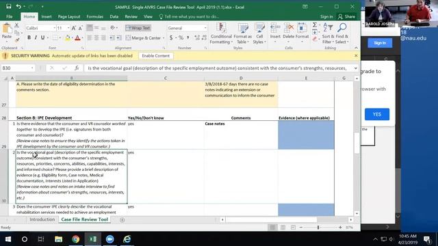 Conducting AIVRS Consumer Case File Reviews смотреть онлайн